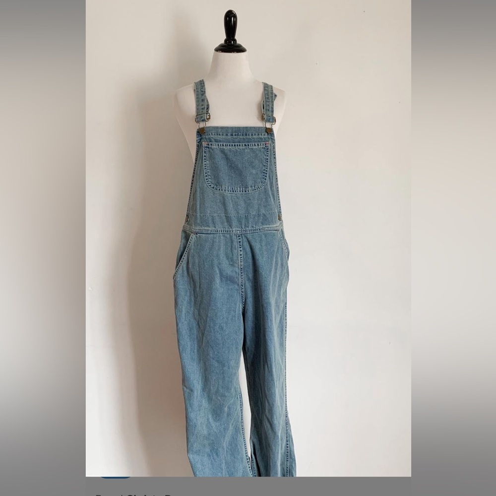Christy Dawn billy overalls in moon wash denim, NWT, retail @ 248 -- size 30